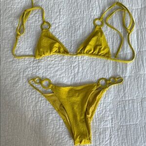DEVON WINDSOR Yellow Bikini Set